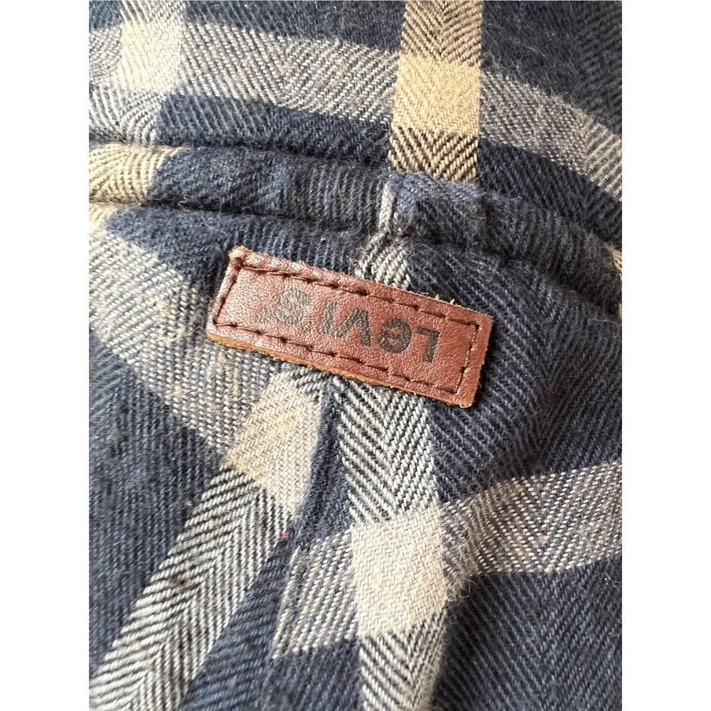 Levi's Levi’s plaid traper hat - Image 4