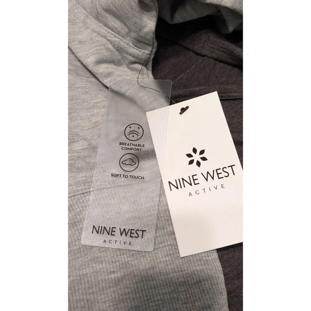 Women's Nine West Active Sweatshirt 2X Grey - Image 5