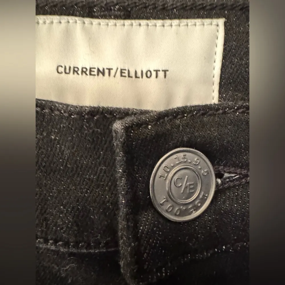 Current Elliott High Stars Waist Stiletto Women’s Black Jeans Size 27 - Image 8