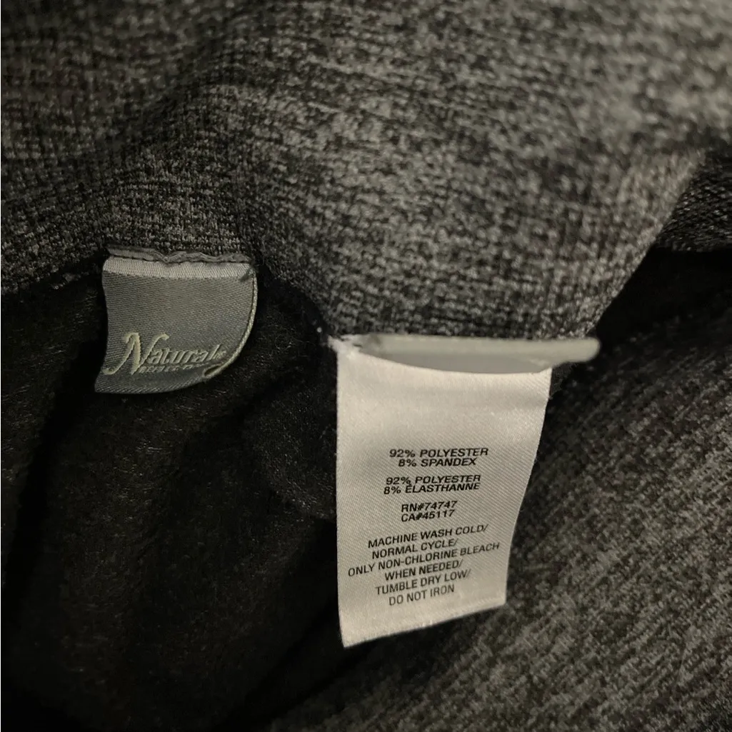 Natural Reflections Women’s Thermal Leggings Gray Size Small - Image 3