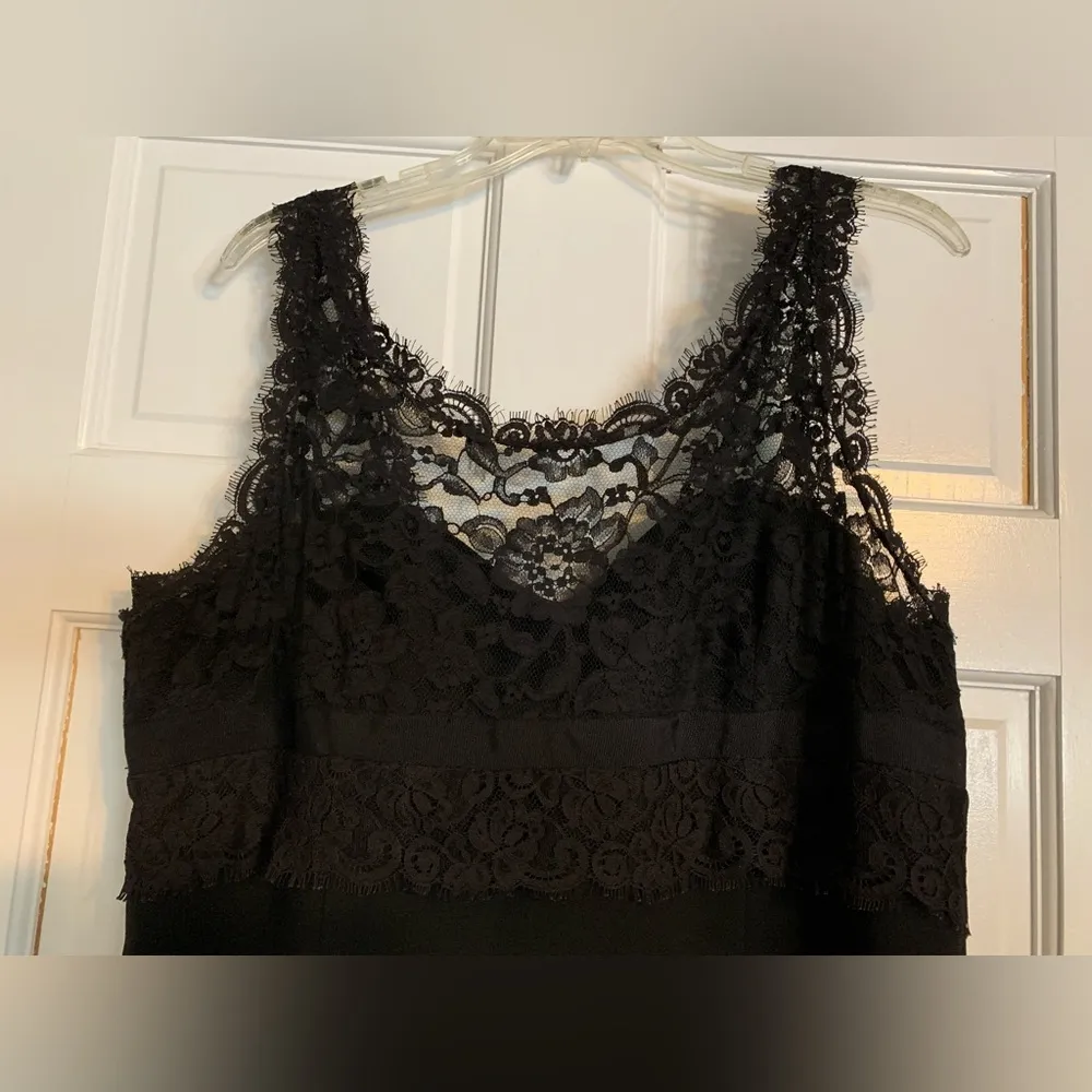 Ann Klein black dress - Image 2