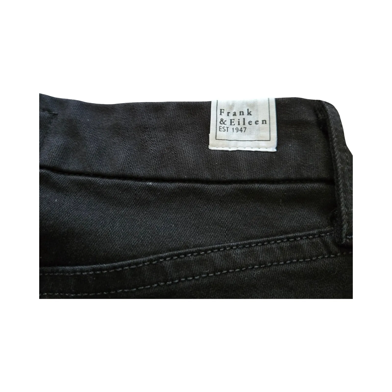 Frank & Eileen Black Sligo Jeans Size: 27 - Image 7