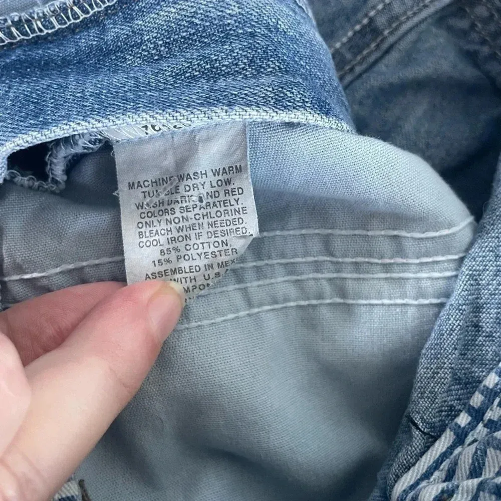 VINTAGE Lee mom jeans 80’s butt No Pocket Elastic High Waist 30x31” 14M EUC 0195 - Image 10