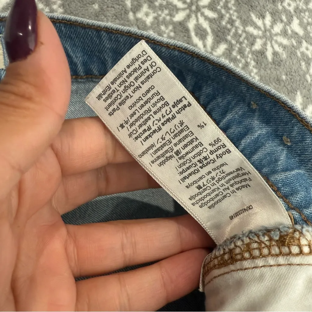 Madewell Balloon Jeans High Rise Hewes‎ LightWash MC550 Size 32 - Image 8