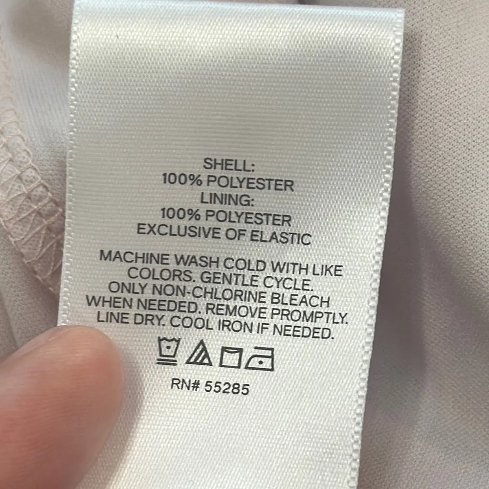 Express light Pink V-Neck smocked floral ruffled high-low Sundress size XL - Image 9