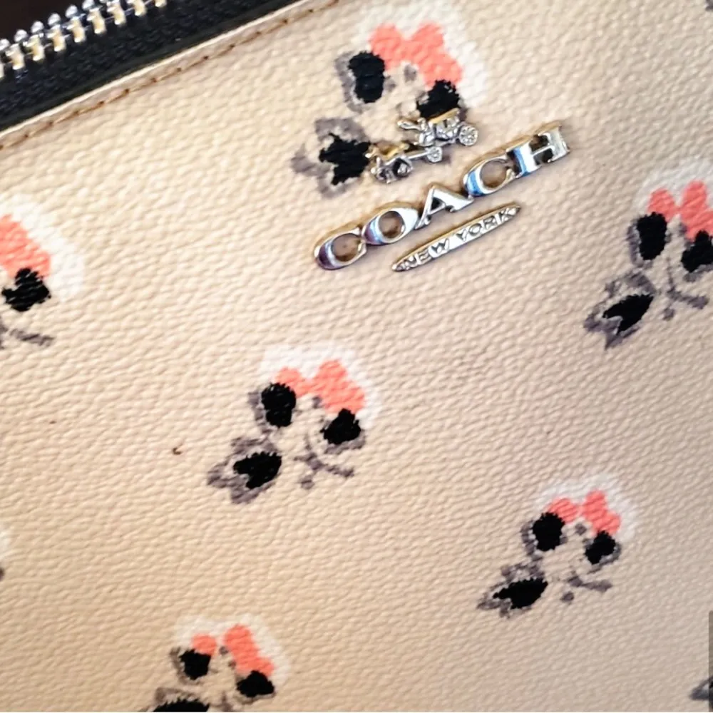 Coach Canvas Crossbody Bag With Floral Print - Image 3