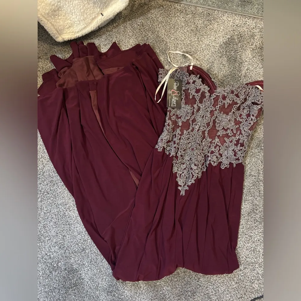 Faviana - S10001 Off-Shoulder Jersey Sheath Gown - Image 11