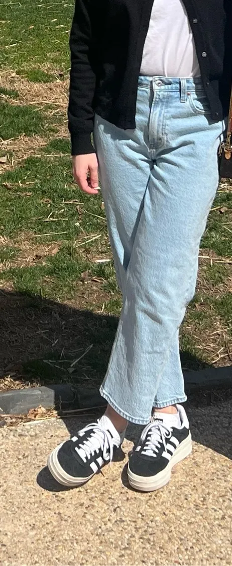 Abercrombie Curve Love High Rise Vintage Straight Jean - Image 2