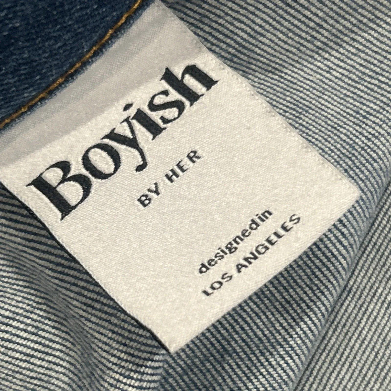 Boyish Jeans Womens 31 Blue Denim Carter High Rise Distressed Ankles - Image 4