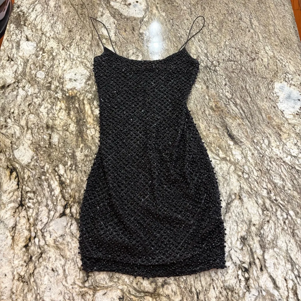 Oh Polly Beaded Bodycon Mini Dress - Image 2