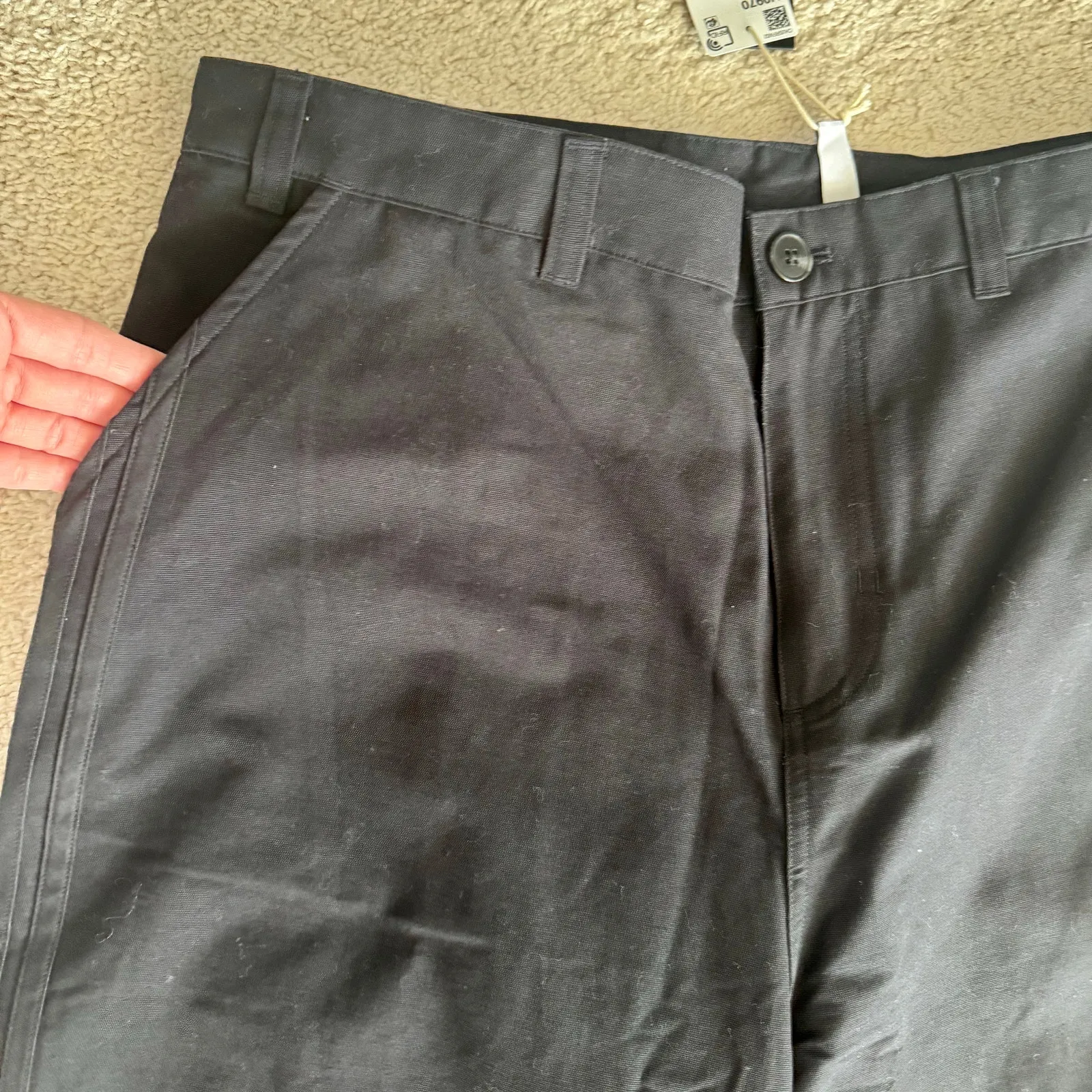 adidas black 3 Stripe Skate Chino Pants unisex sz 34 x 32 IJ0970 NWT - Image 7