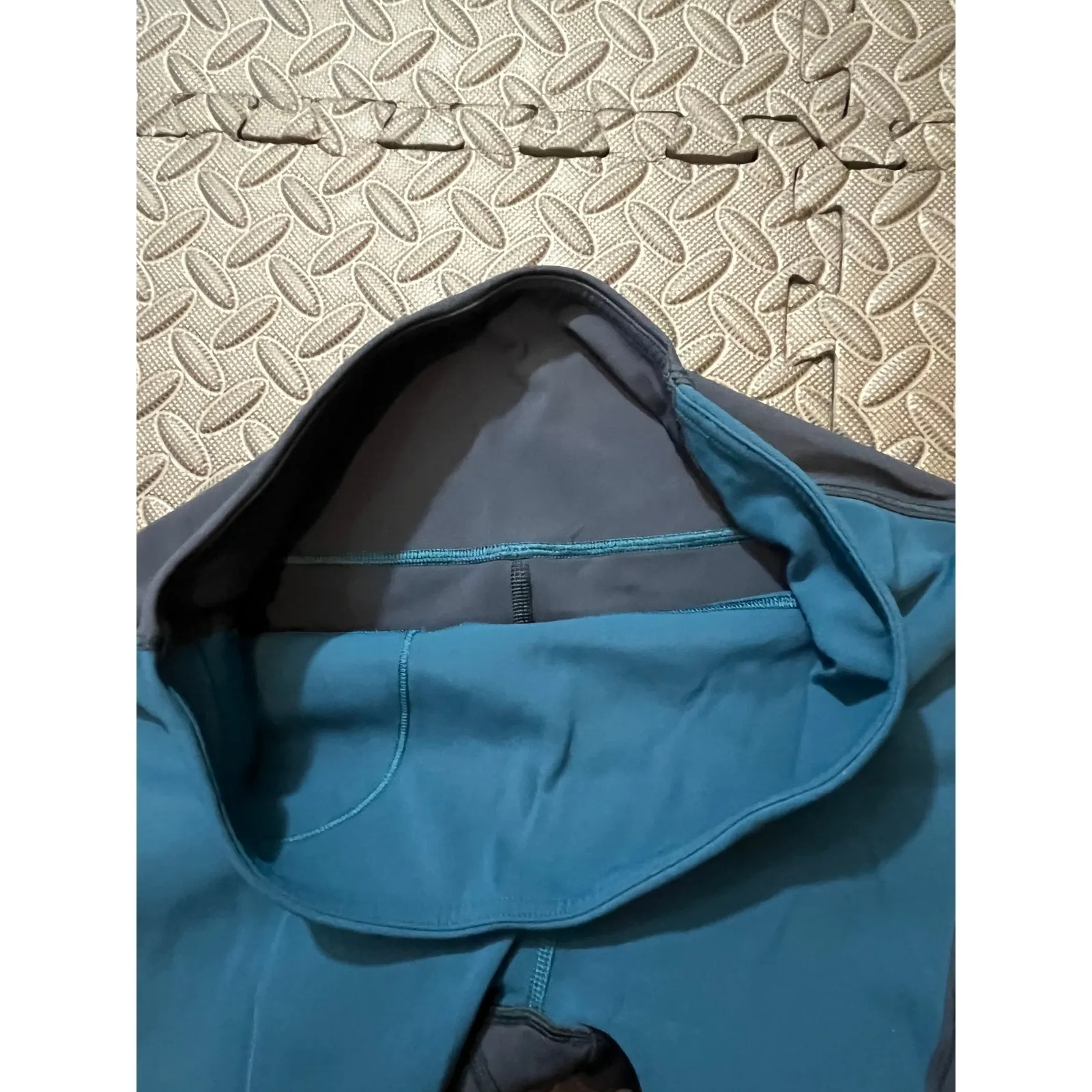 Women’s Lululemon Wunder Under HR 7/8 Tight‎ *SE Nile Blue/Nocturnal Teal Size 8 - Image 2