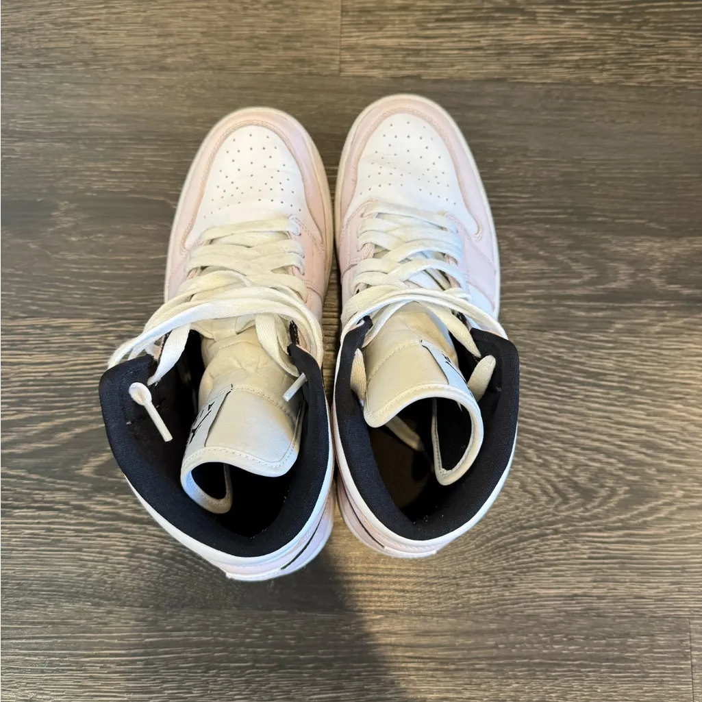 Nike  Jordan 1 mid barely rose shoes - Image 4