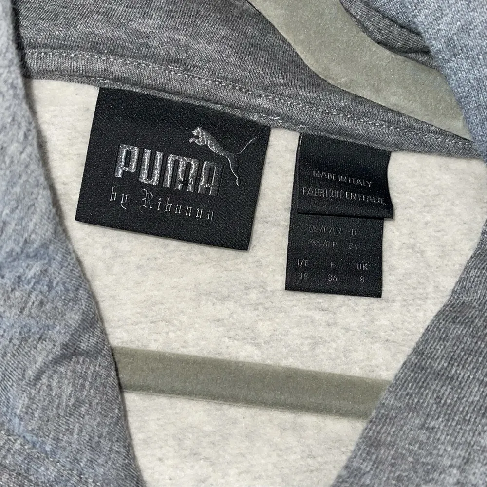 Fenty x Puma Sweatshirt w/ Mini Tartan Plaid Dress in Charcoal - Image 7