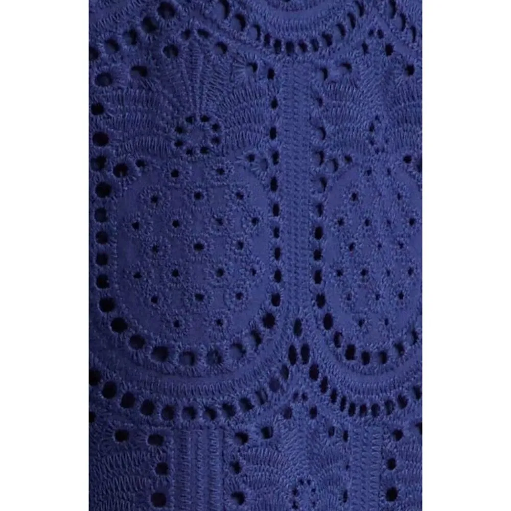 NWOT FARM Rio Embroidery Pineapple Eyelet High Waist Wide Leg Pants Women's XL - Image 2