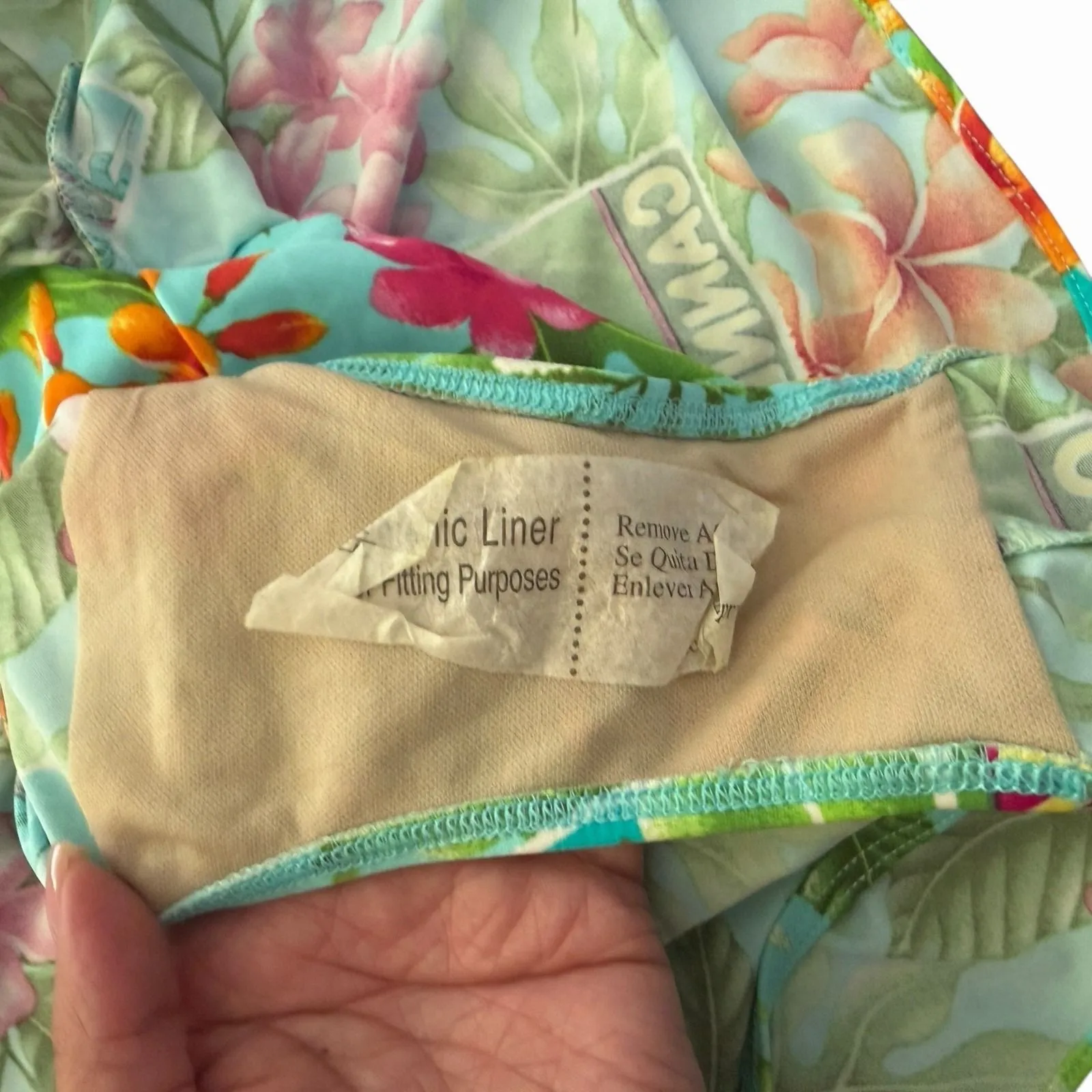 VTG 90s Kathy Ireland Womens Swimdress One Piece Size 10 Halter Pin Up USA Made - Image 11