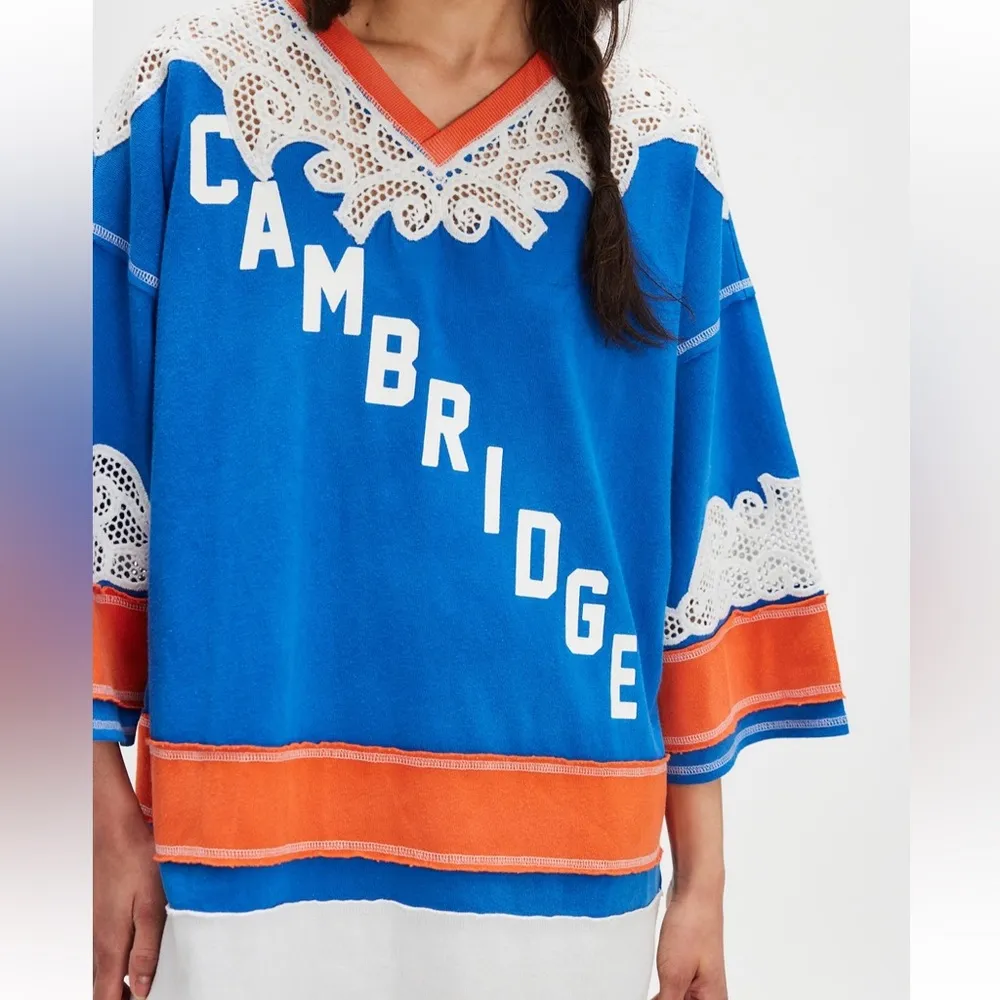 #81 NWT Free People Stanley Tee in Cambridge Combo - Image 3