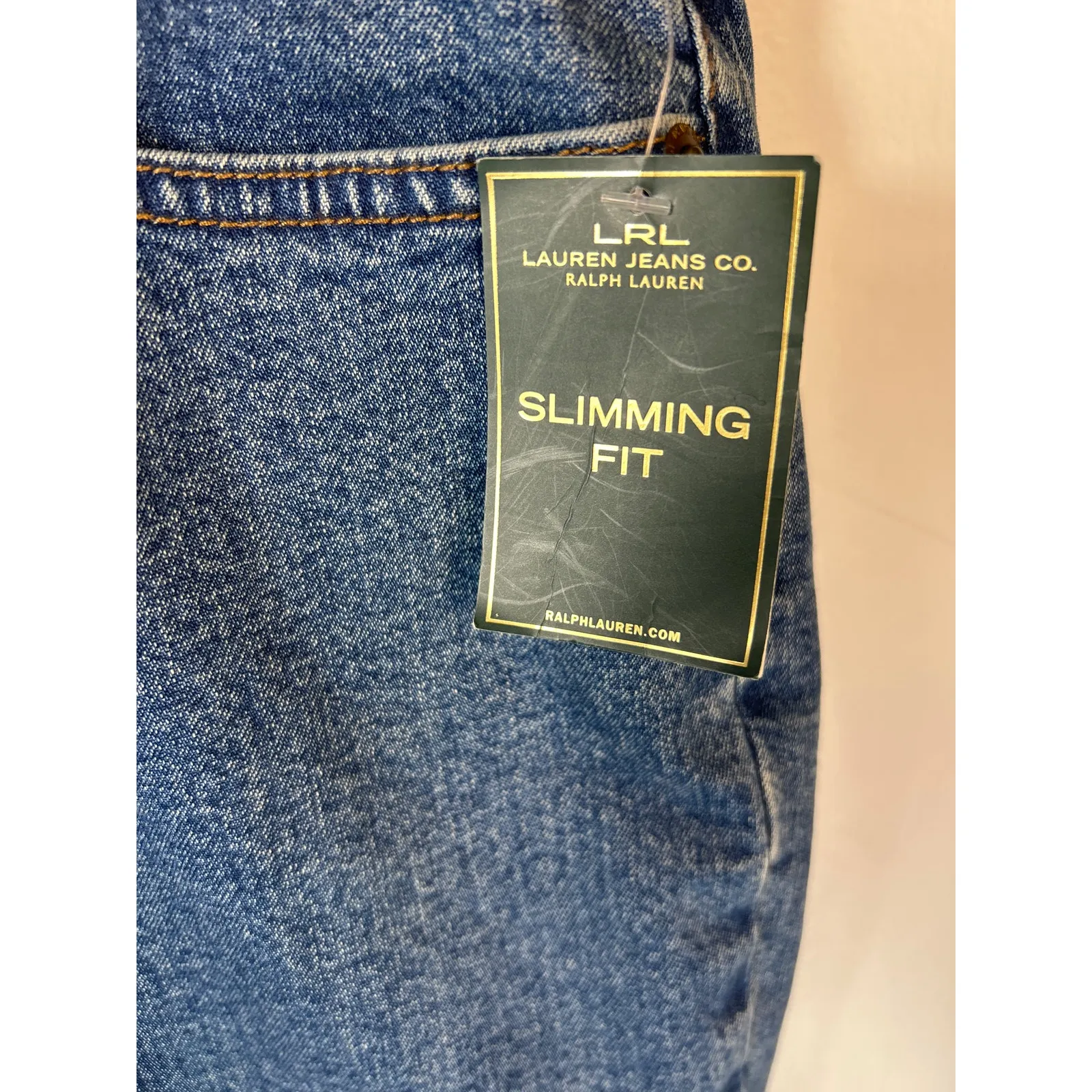 Lauren by Ralph Lauren Slimming Boot cut Jeans in Women's Size 10 NWT Blue - Image 2