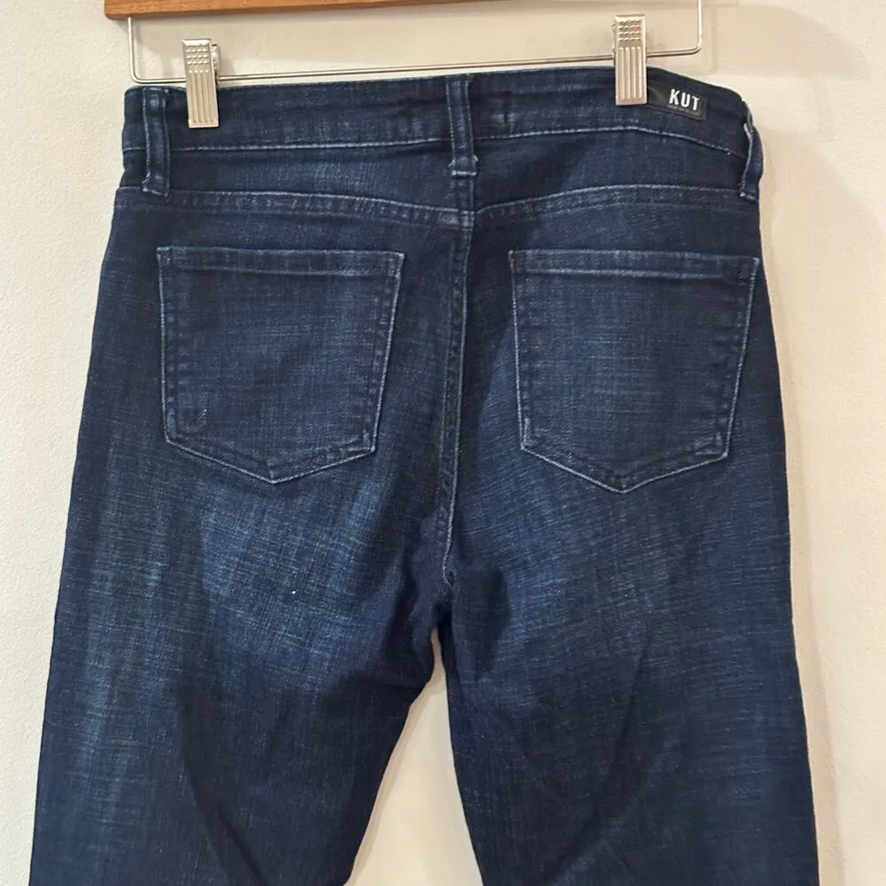 Kut from the Kloth Catherine Boyfriend Jeans sz 2 Dark Wash - Image 6