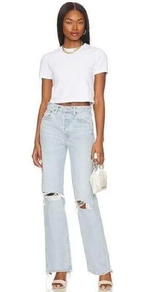 NWT RE/DONE Originals 90s High Rise Loose in Nu Disco Destroy size 26 - Image 1