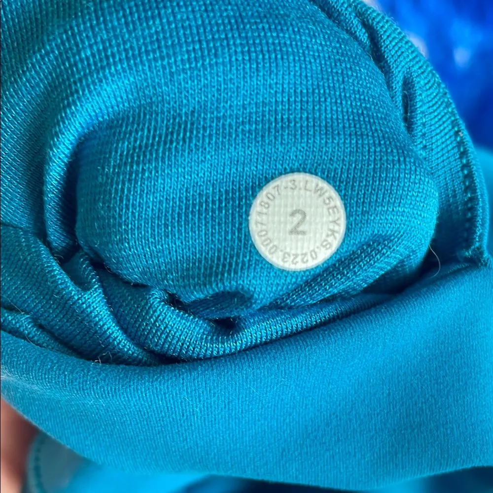 Lululemon Wunder Train High-Rise Tight 25” w Pockets Leggings Sz 2 Hawaiian Blue - Image 3