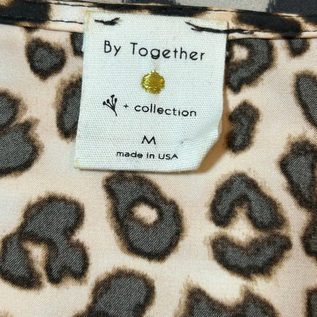 Leopard Silky Top – By Together + Collection | Women’s M 🐆 - Image 8