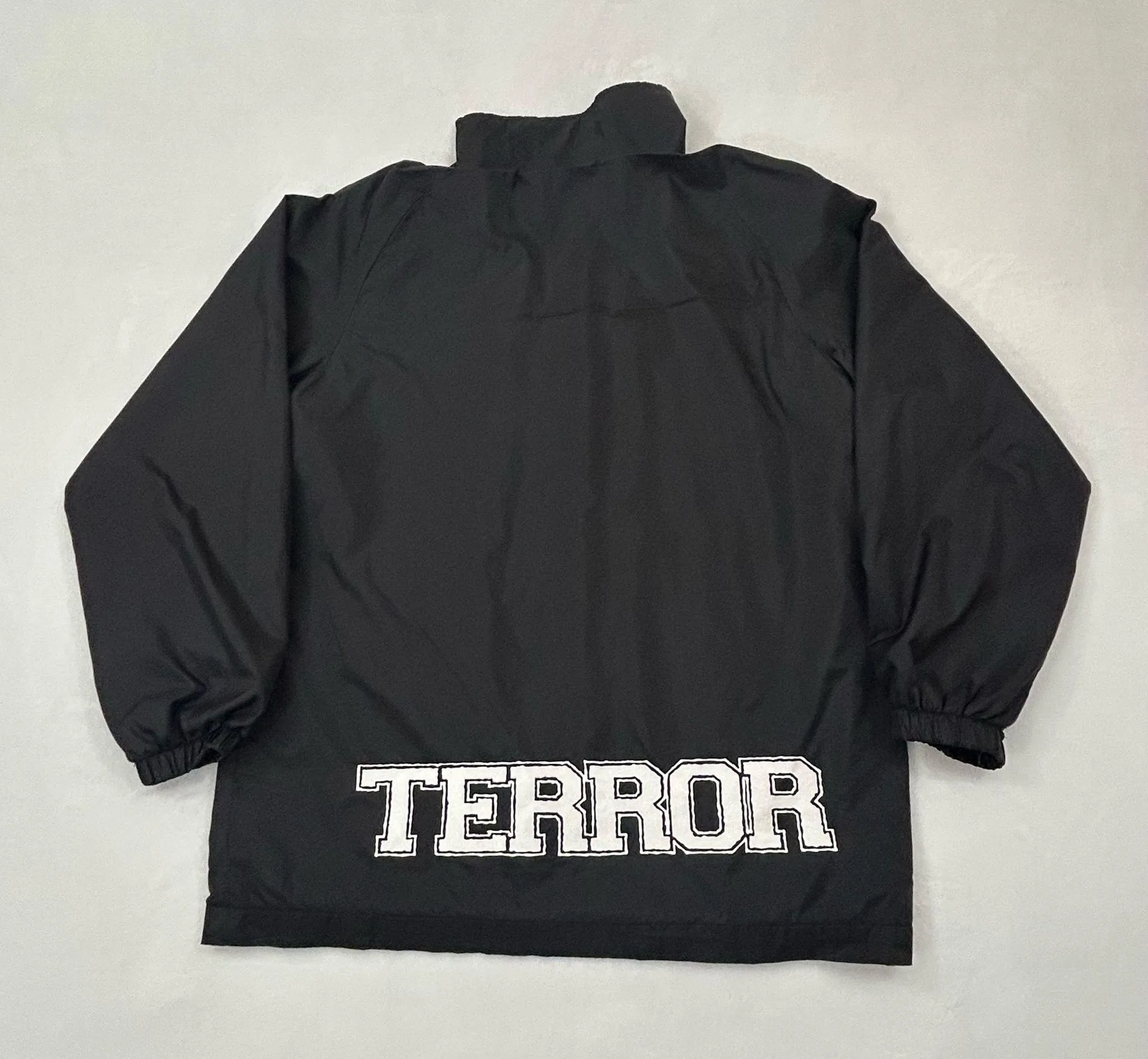 Vintage Y2K Terror Black Harriton Coaches Windbreaker HATEBREED Jacket Men’s S - Image 2