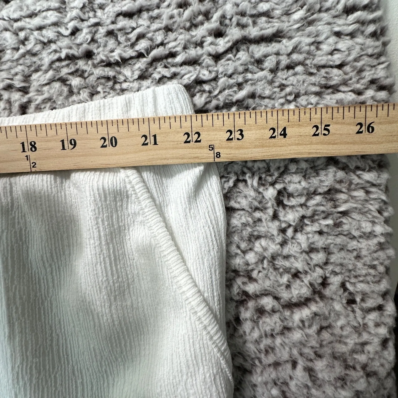 White Wide Leg Lounge Pants‎ Drawstring Waist Coastal Minimalist Beachy 3XL Size undefined - Image 3