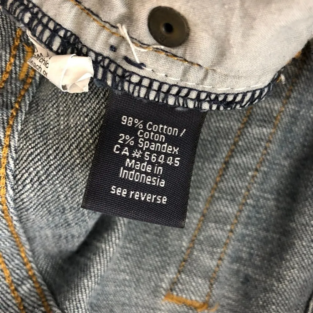 J Crew Womens Jeans Matchstick Straight Leg Dark Wash Stretch Size 27R - Image 4