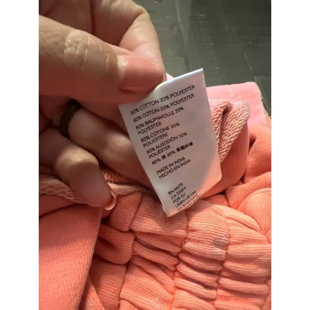 Out From Under Urban Outfitters Tina Terry Romper Dress in Neon Peach Size M - Image 8