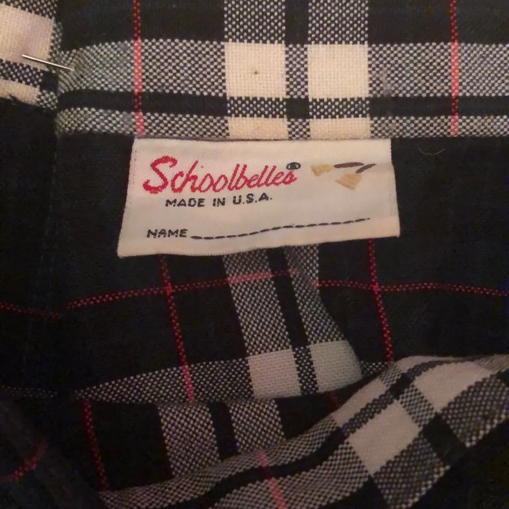 Amazing Vintage Plaid School Skirt Size 27 - Image 2