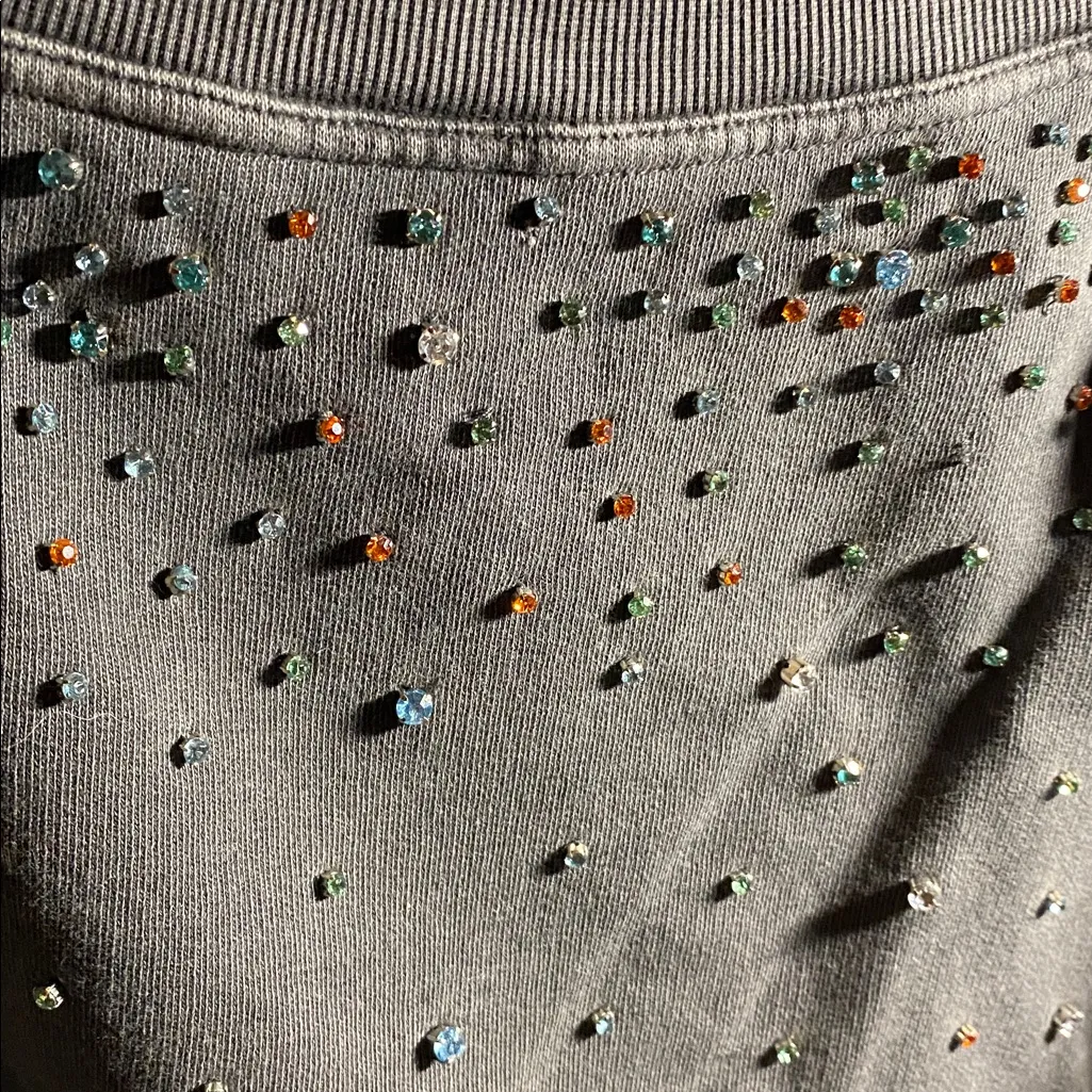 Free People Cool Rider Embellished Pullover Sweater. - Image 7