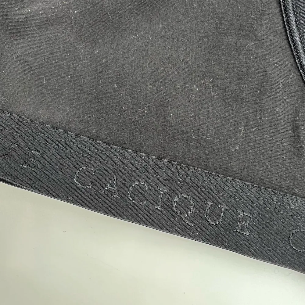 Cacique by Lane Bryant black non molded t-shirt comfort bra plus size 42DD - Image 3