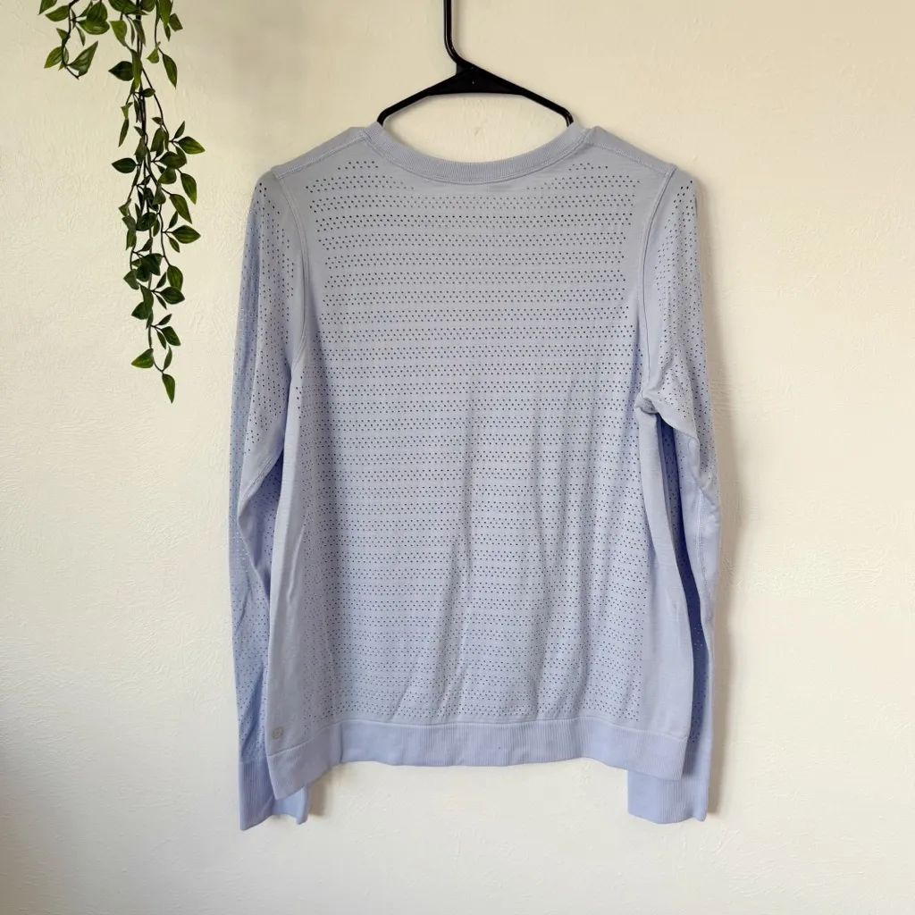Lululemon  Breeze By Long Sleeve Squad Top Sz 10 - Image 4