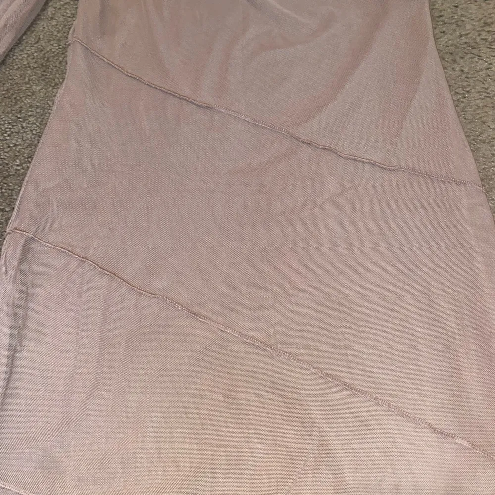 (3/$40 Item) Princess Polly Mesh Beige Long-sleeve Mini Dress NWT - Image 9