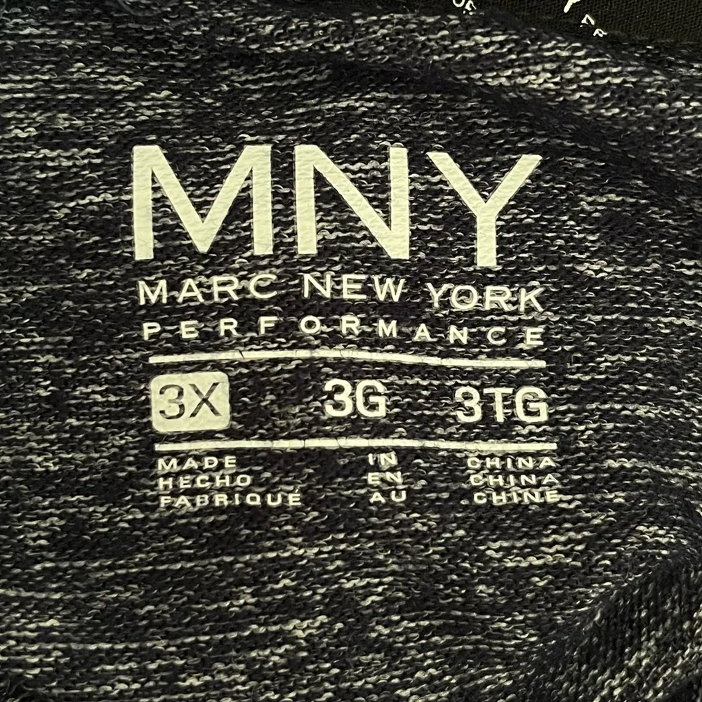 Marc New York Cowl Neck Sweatshirt Navy Blue Size 3X - Image 4