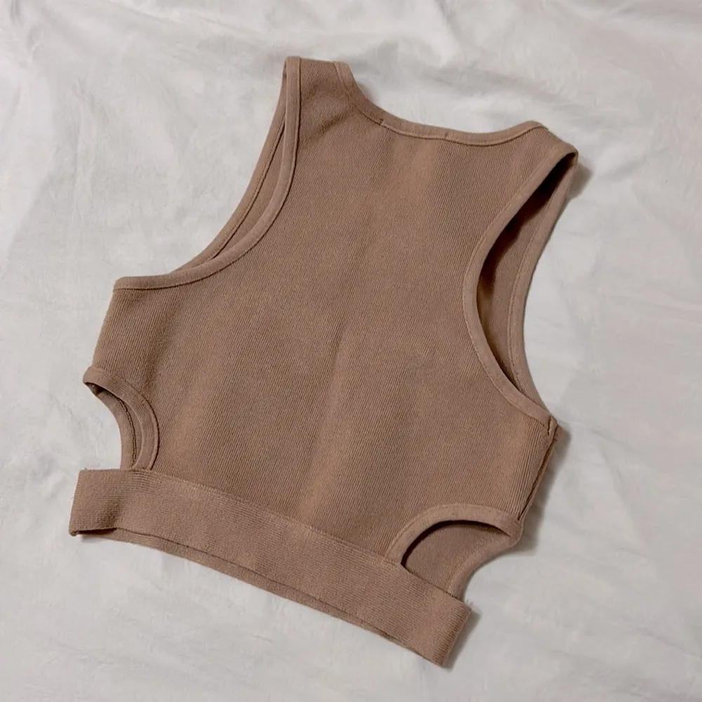Cut Out Cropped Tank - Image 2