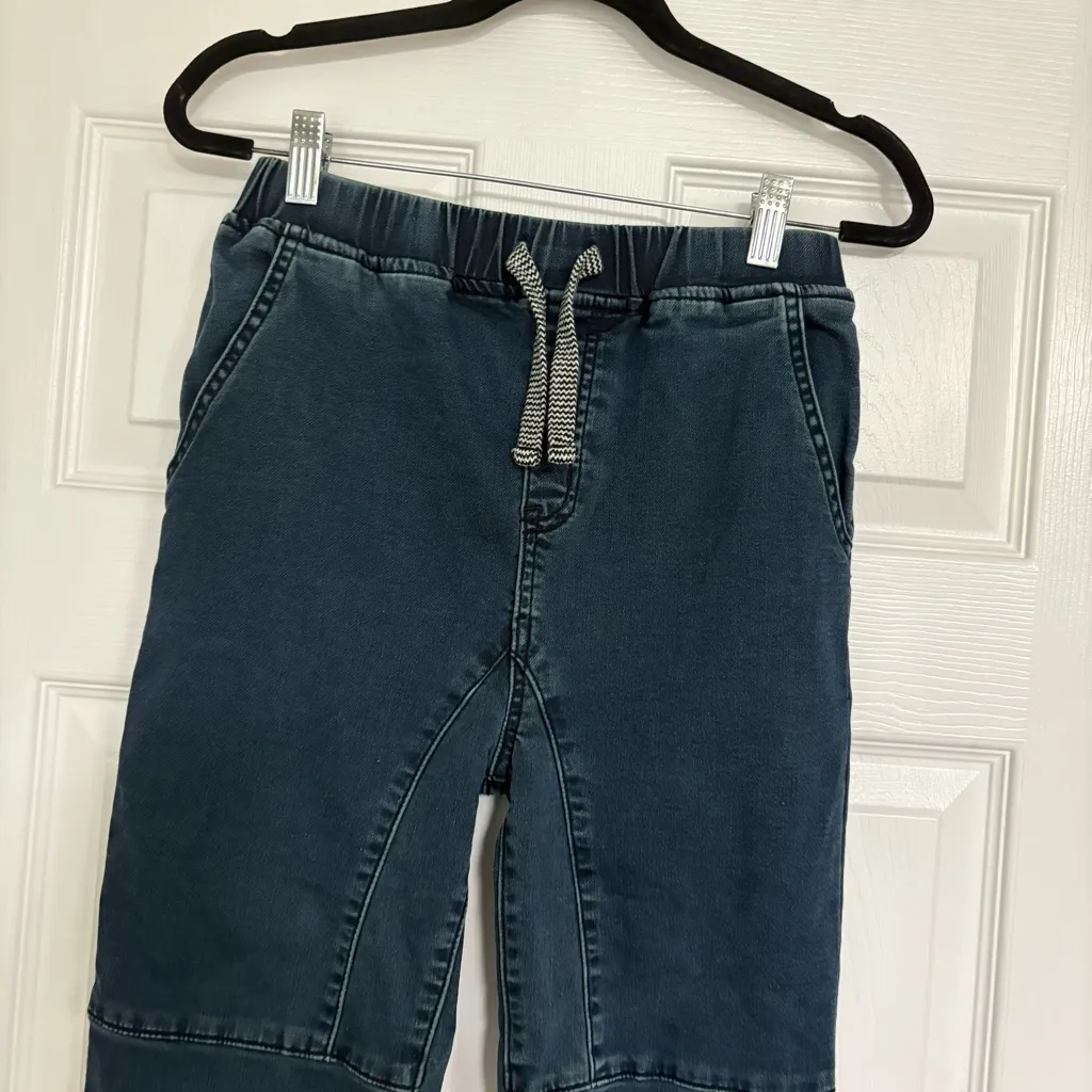 7 For All Mankind Drawstring Waist Knit‎ Jeans Size Medium - Image 3