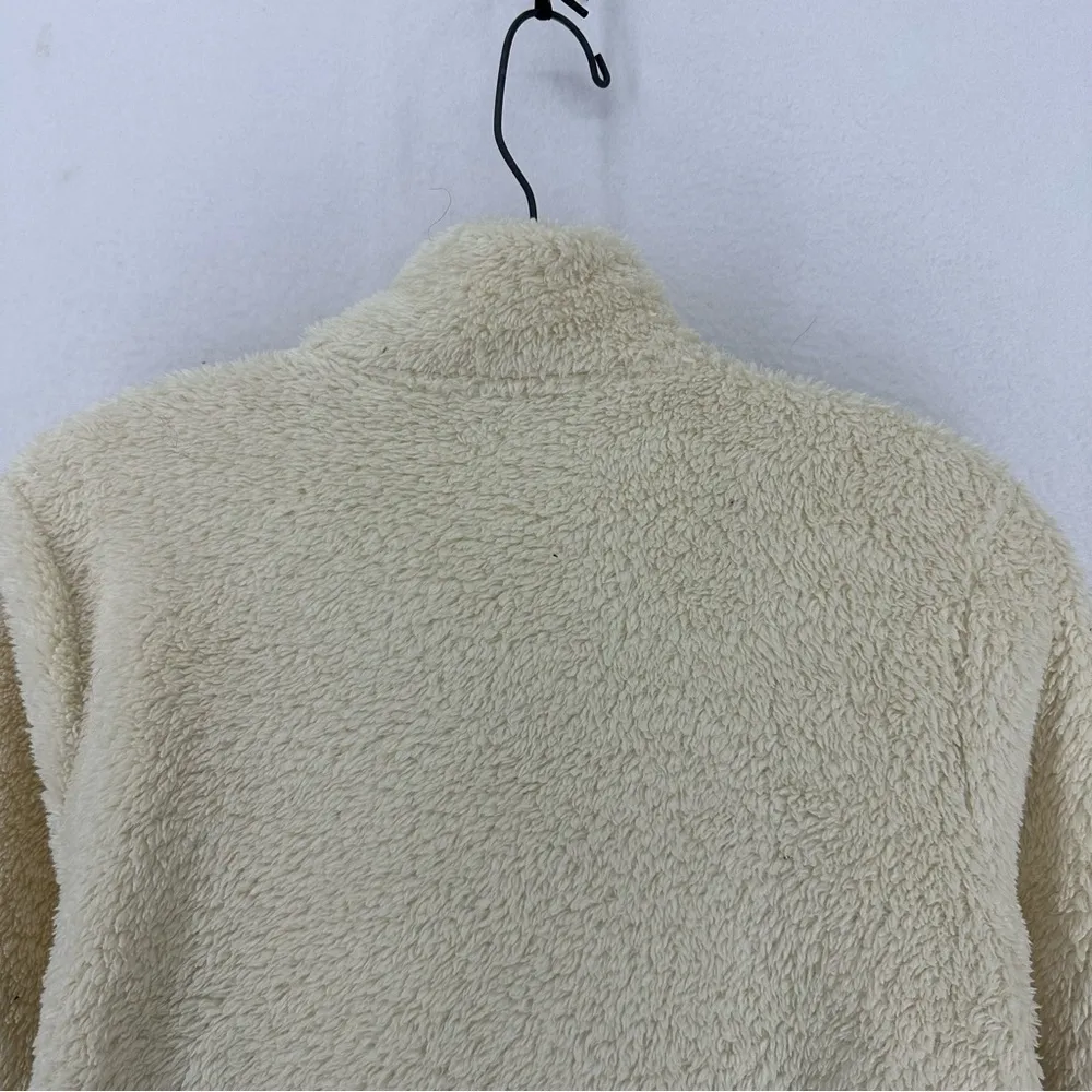 Uniqlo Sherpa Fleece Full Zip Jacket Woman’s XS Beige - Image 6