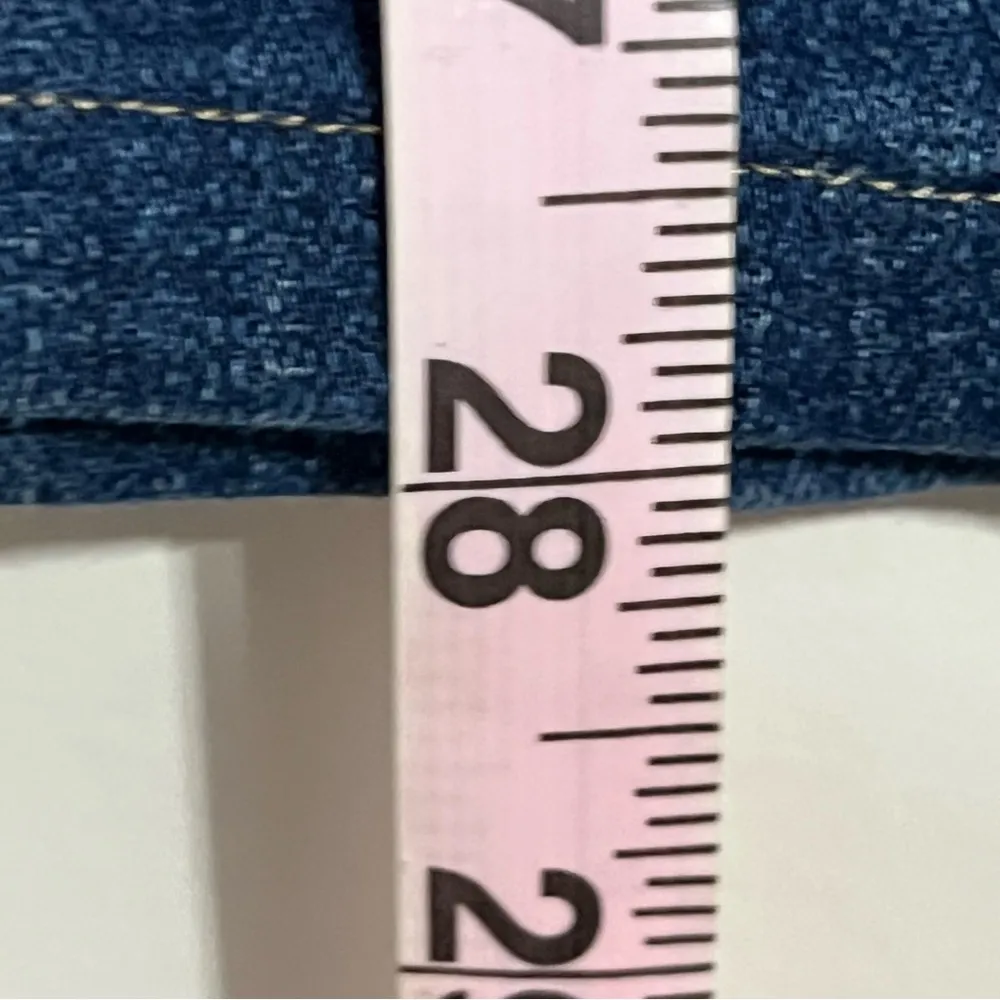 Talbots‎ High Waist Straight Leg Women's size 22W  Dark Wash Blue Denim Jeans - Image 5