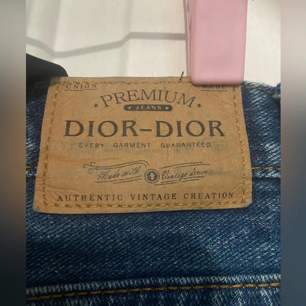 Dior Dior denim mini skirt Blue Size M - Image 4