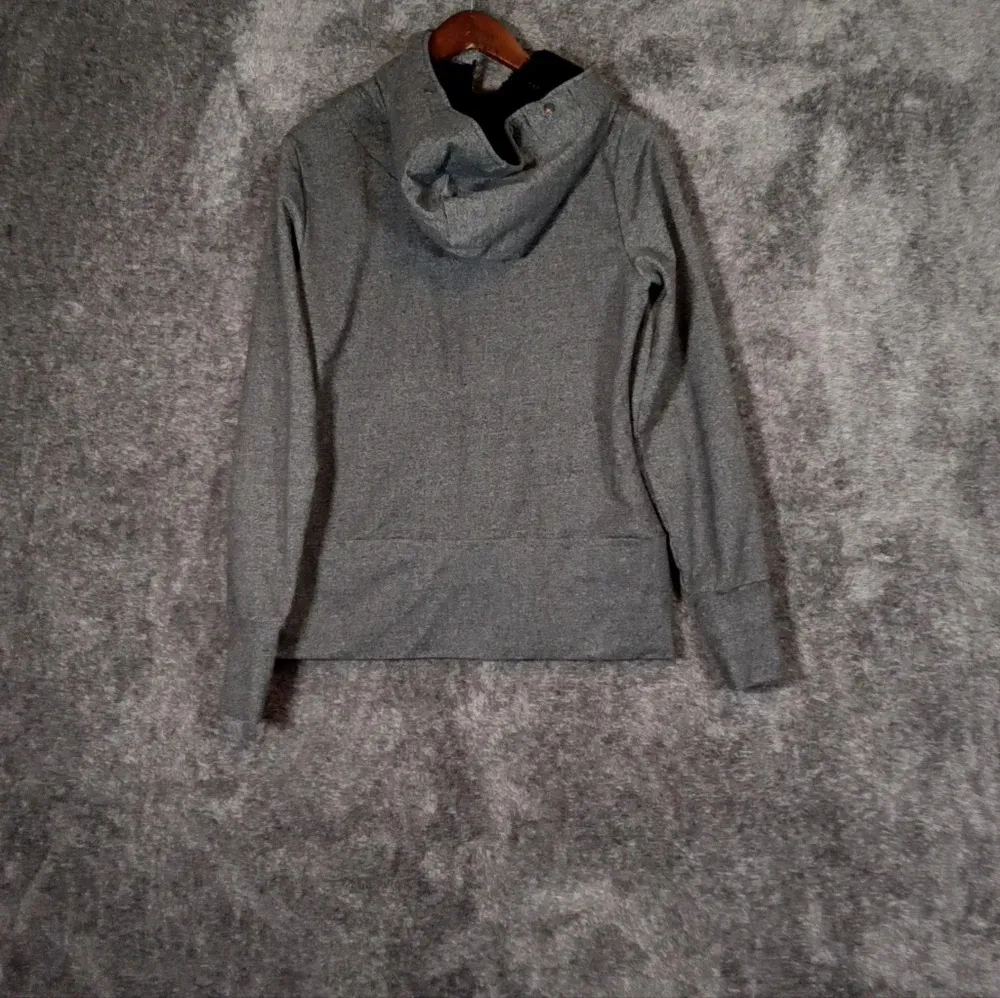 Betabrand knockout travel full zip hoodie jacket faux fur women's large - Image 3