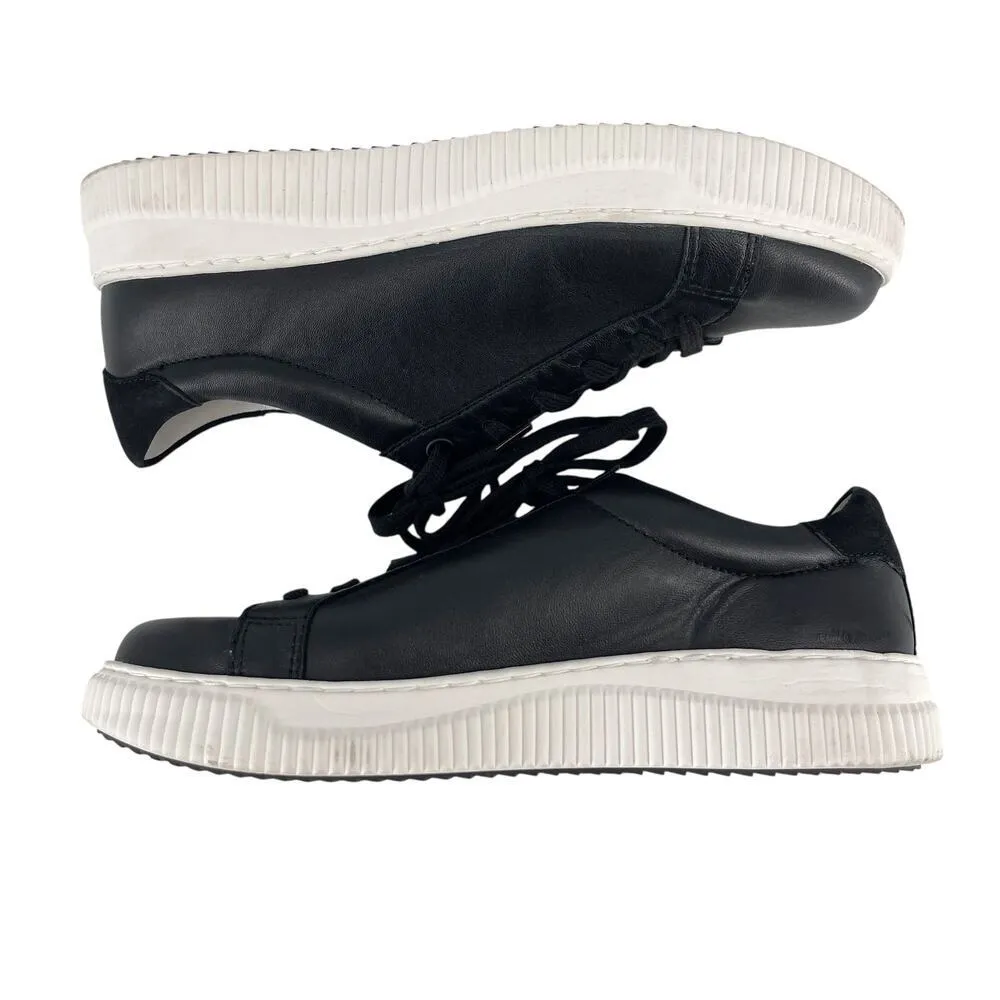 Söfft Fianna Black Leather Sneakers Women’s 8.5 Platform Comfort Lace - Image 4