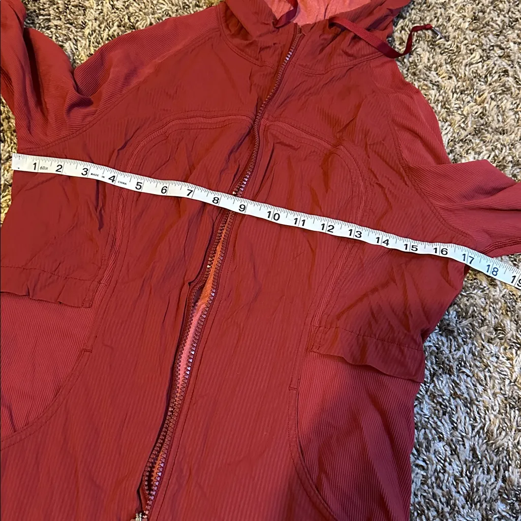 Lululemon  Dance Studio Jacket Rib Sleeve Red Size 12 - Image 4