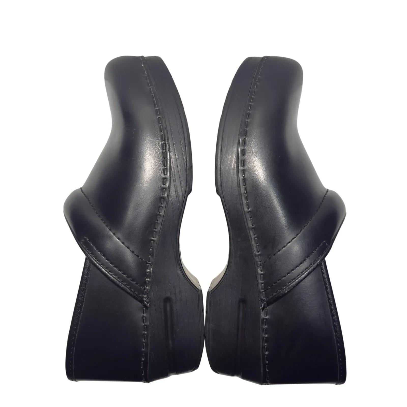Dansko Professional Black Leather Clogs Nursecore Hospitalcore  Size 40 - Image 5