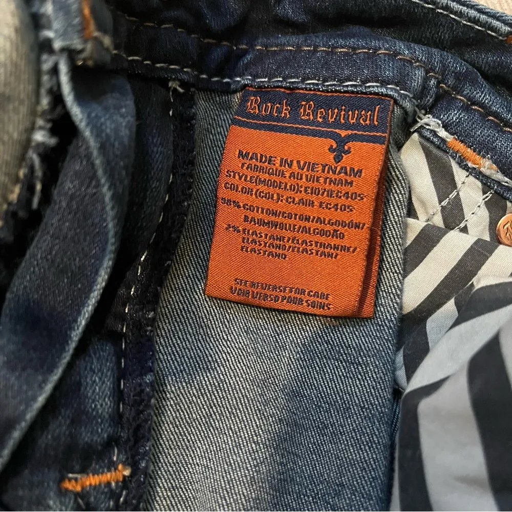 Rock Revival Clair Easy Stretch Cropped Jean, Sz 29 - Image 15