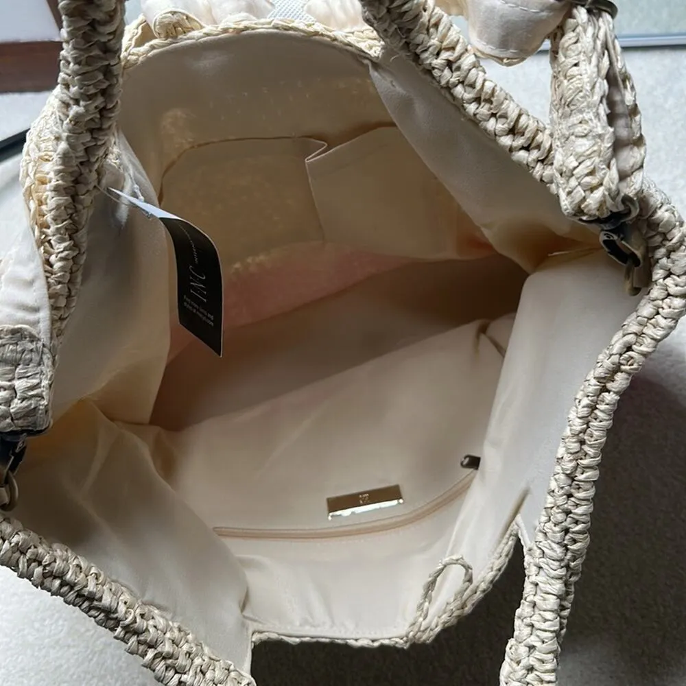 INC : Woven Tote Bag - Image 5