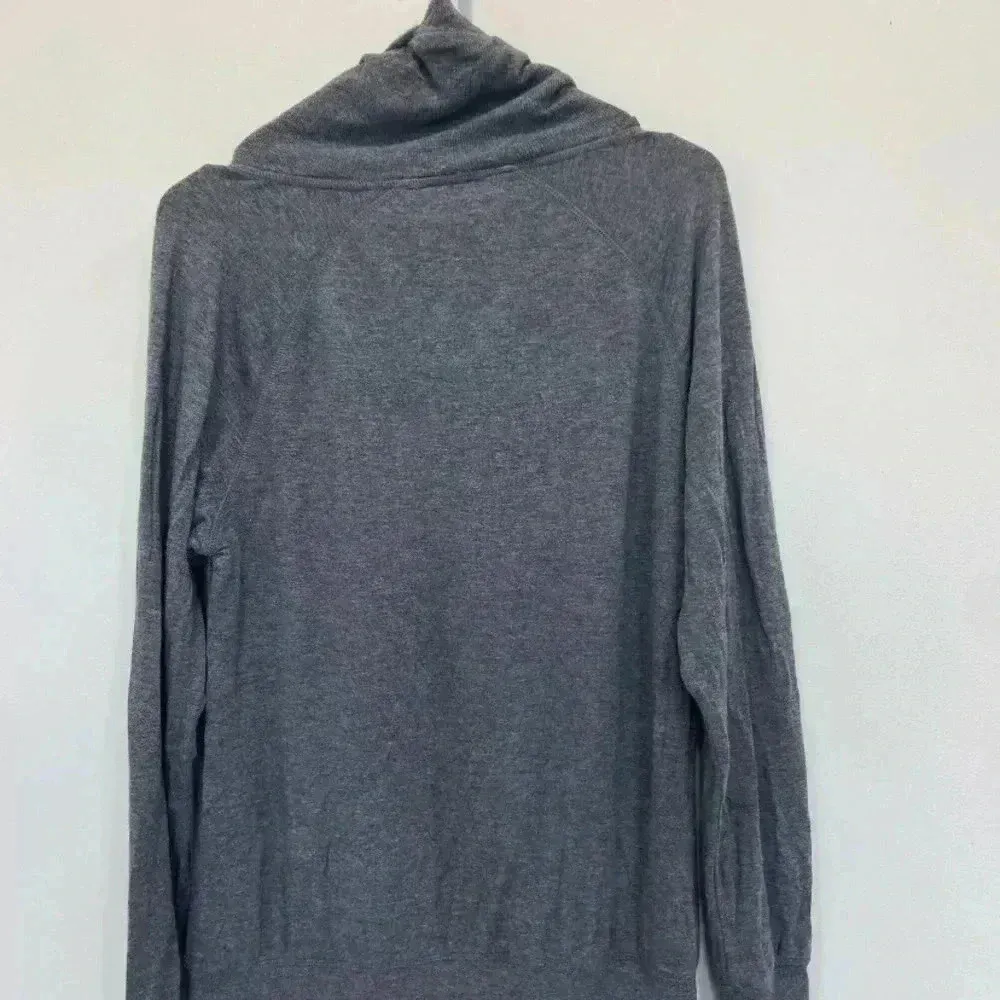 ATHLETA Duran Dolman Gray Women's Tunic Dress Size Small Cowl Neck Thumb… - Image 5