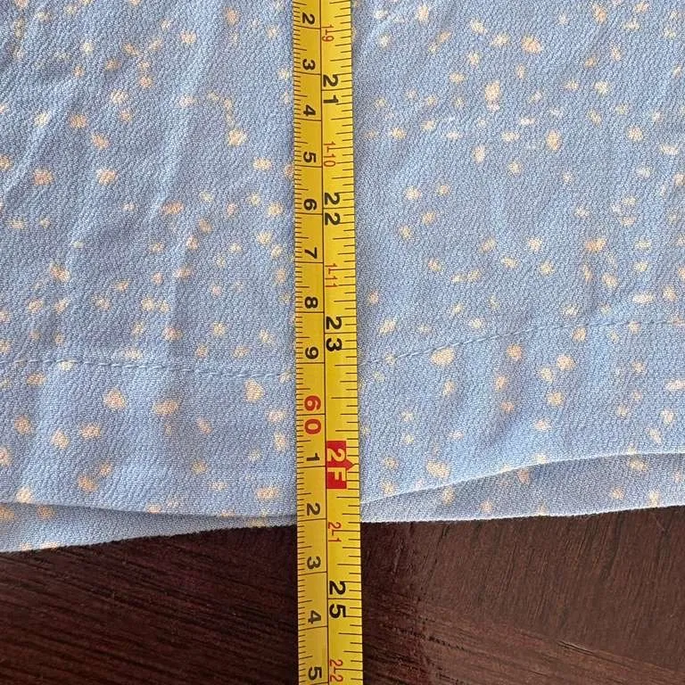 Roxy Light Blue Mini Dress with White Dots - Image 7