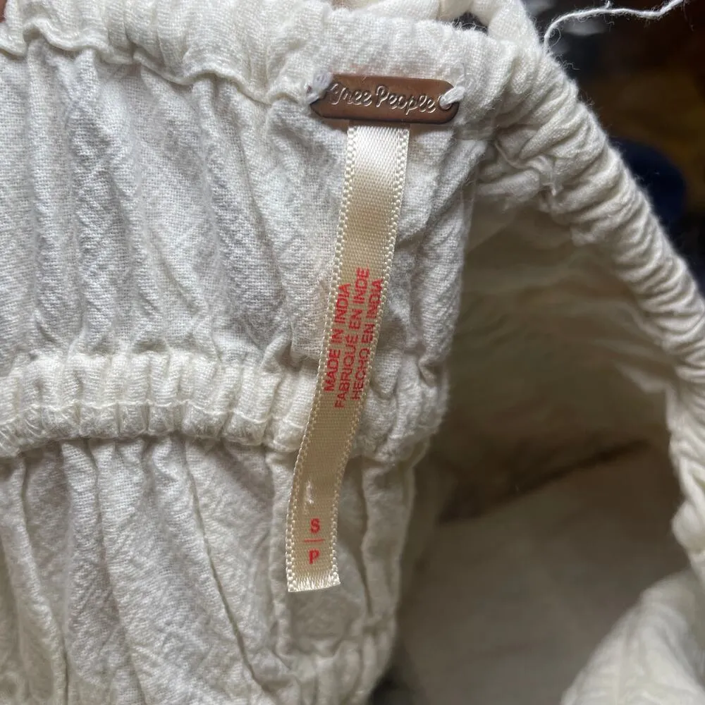 Free People Girl After All Ruched One-Piece - Women Size S - Cream - Image 9